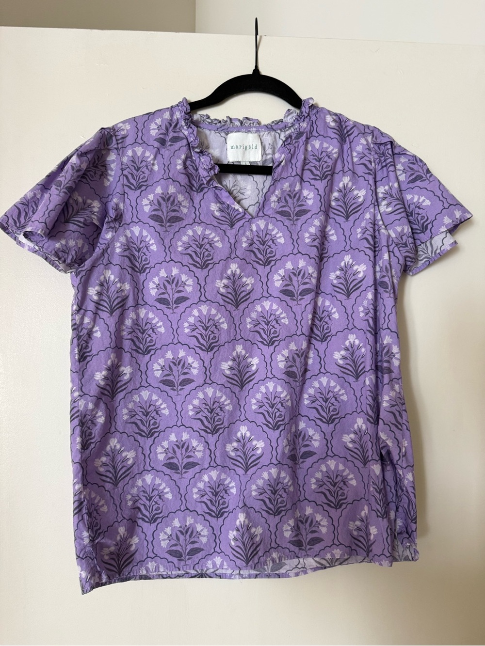 Block print top